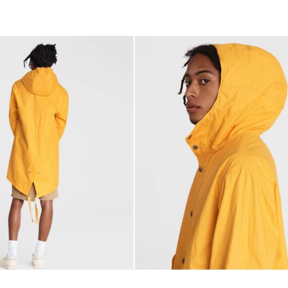 rag & bone Bolton Linen Hooded Rain Jacket Parka - Picture 4 of 16